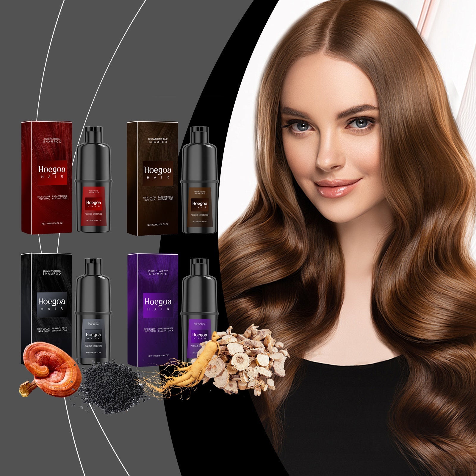 Heogoa™ HerbRestore Shampoo – Ginseng & Sesame Edition