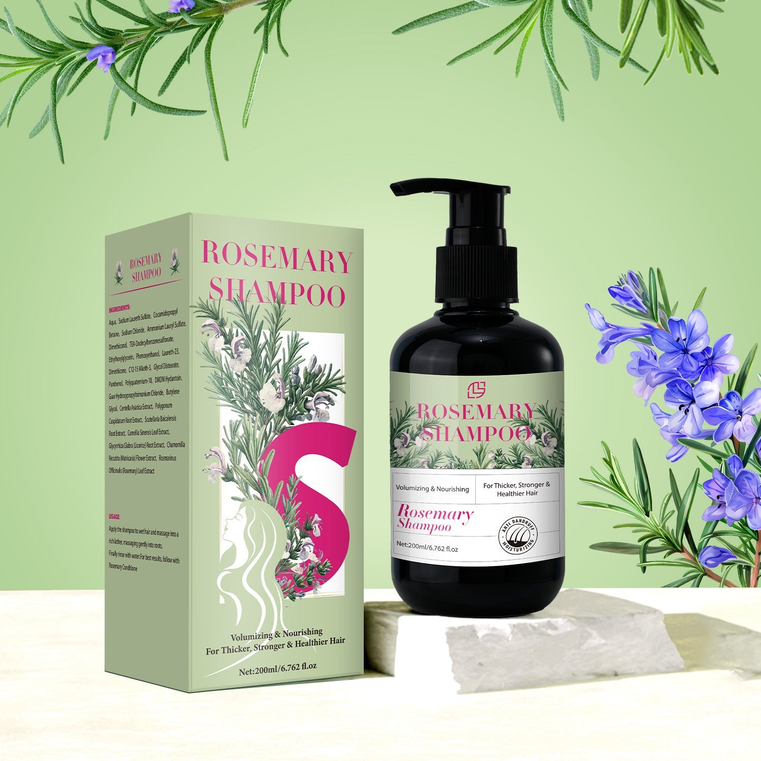 Rosemary Deep Clean Shampoo – Gentle Care, Real Results