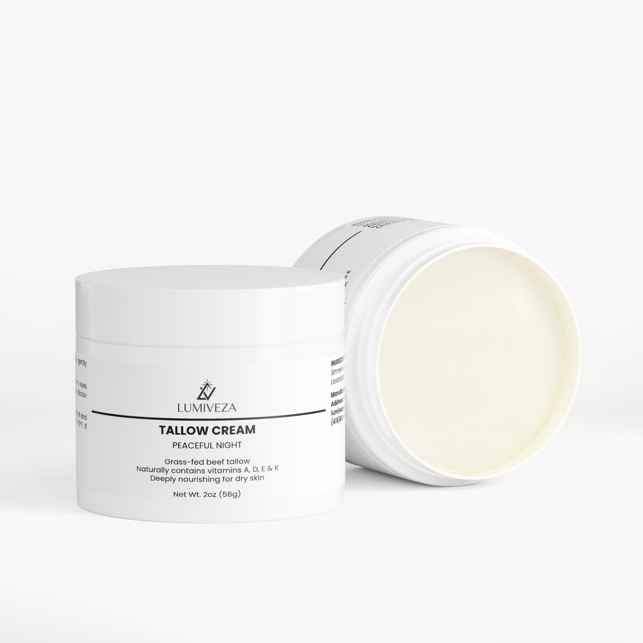 Tallow Cream – Peaceful Night Calming Body & Face Cream