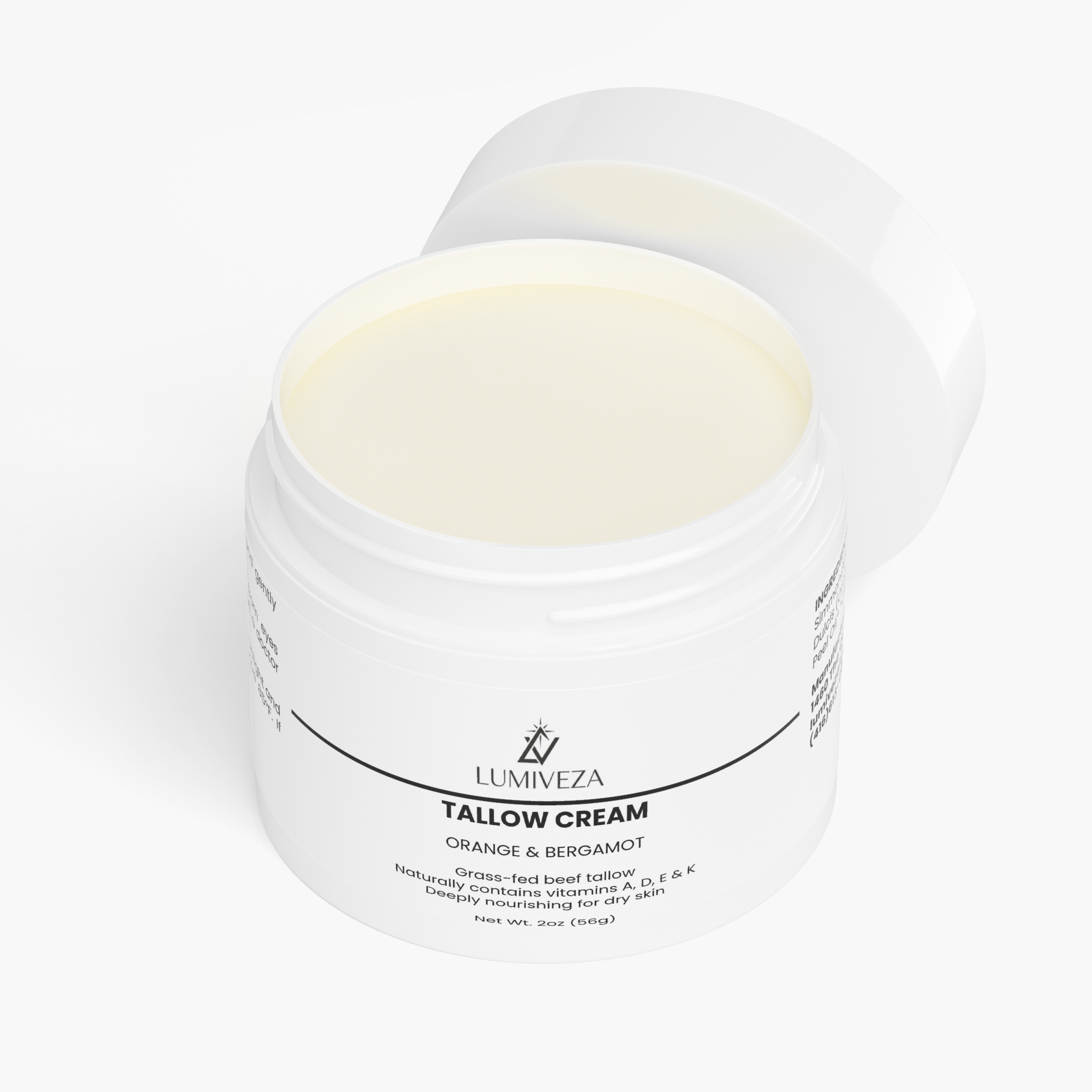 Tallow Cream – Orange & Bergamot Nourishing Body & Face Cream
