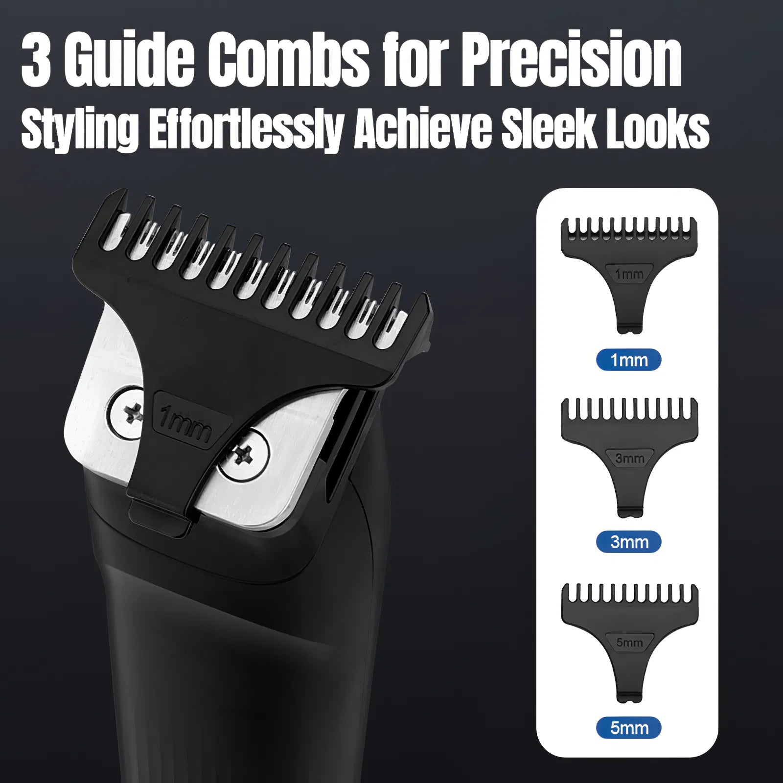 Beard Trimmer, 3 In 1 Hair Clippers And Mens Grooming Kit, Face, Nose,