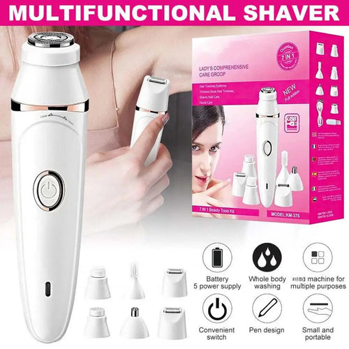 Epilator for Women 7-in-1 Cordless Rechargeable Face Epilator Kit for
