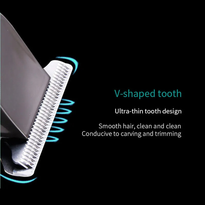Professional Waterproof Hair Trimmer Display Men's Hair Clipper