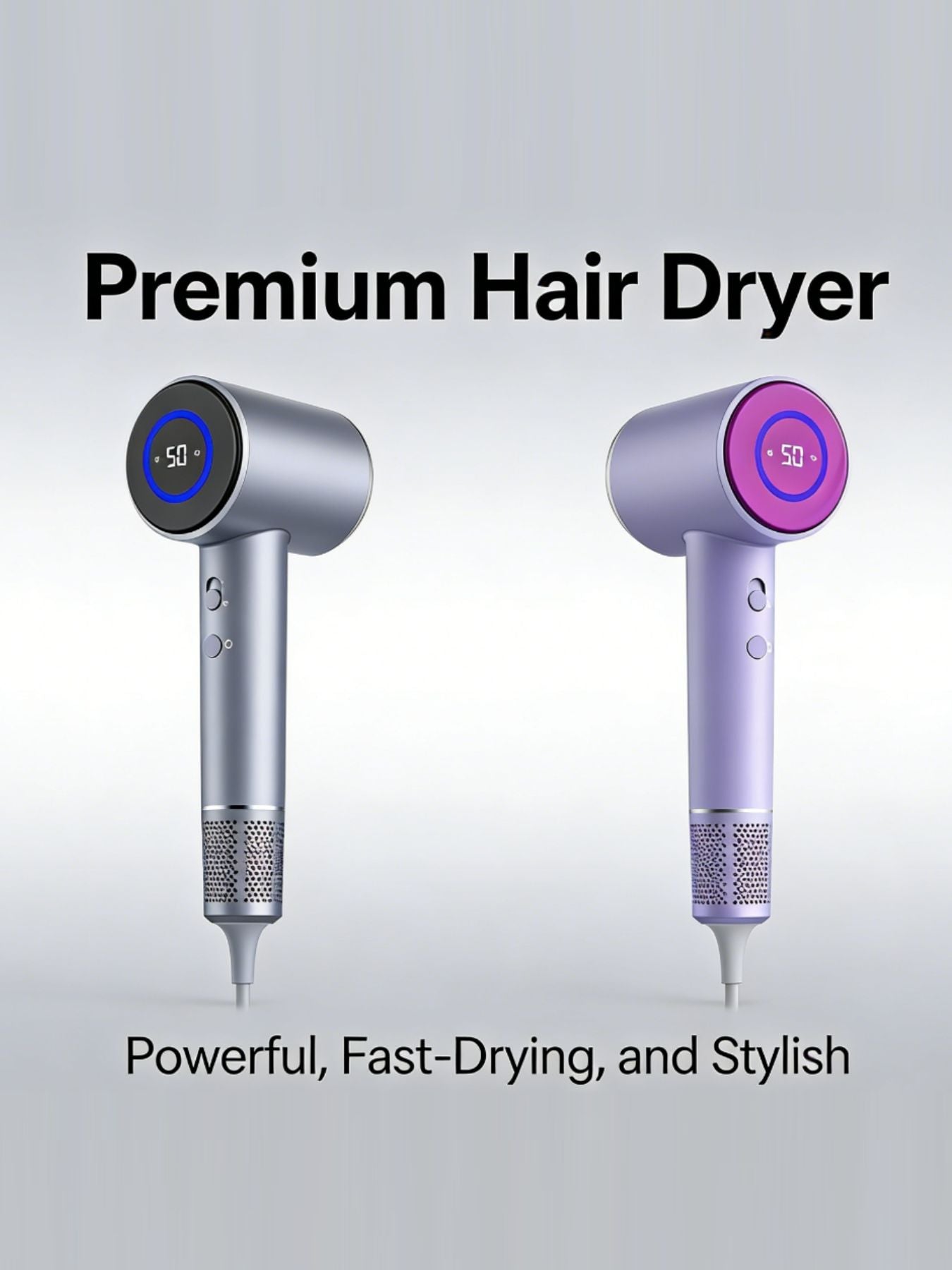 Fast-Drying High-Speed Hair Dryer