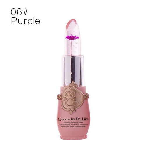 Gluten-Free Vegan Lip Gloss – Color-Changing Flower, Nut-Free &