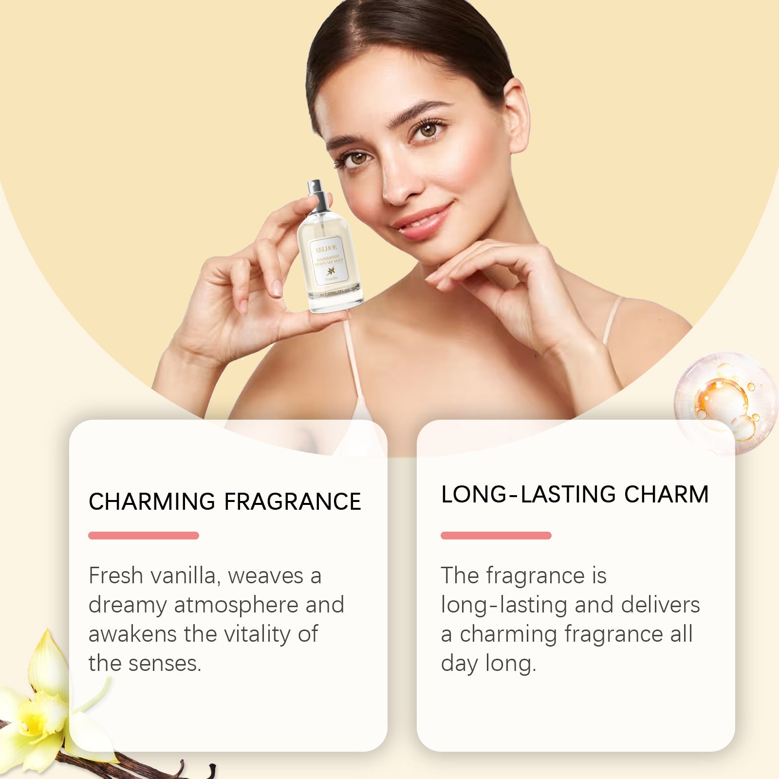 Vanilla Whisper | Body & Hair Perfume Spray – Edition 2025