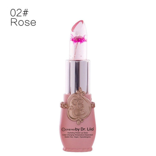 Gluten-Free Vegan Lip Gloss – Color-Changing Flower, Nut-Free &