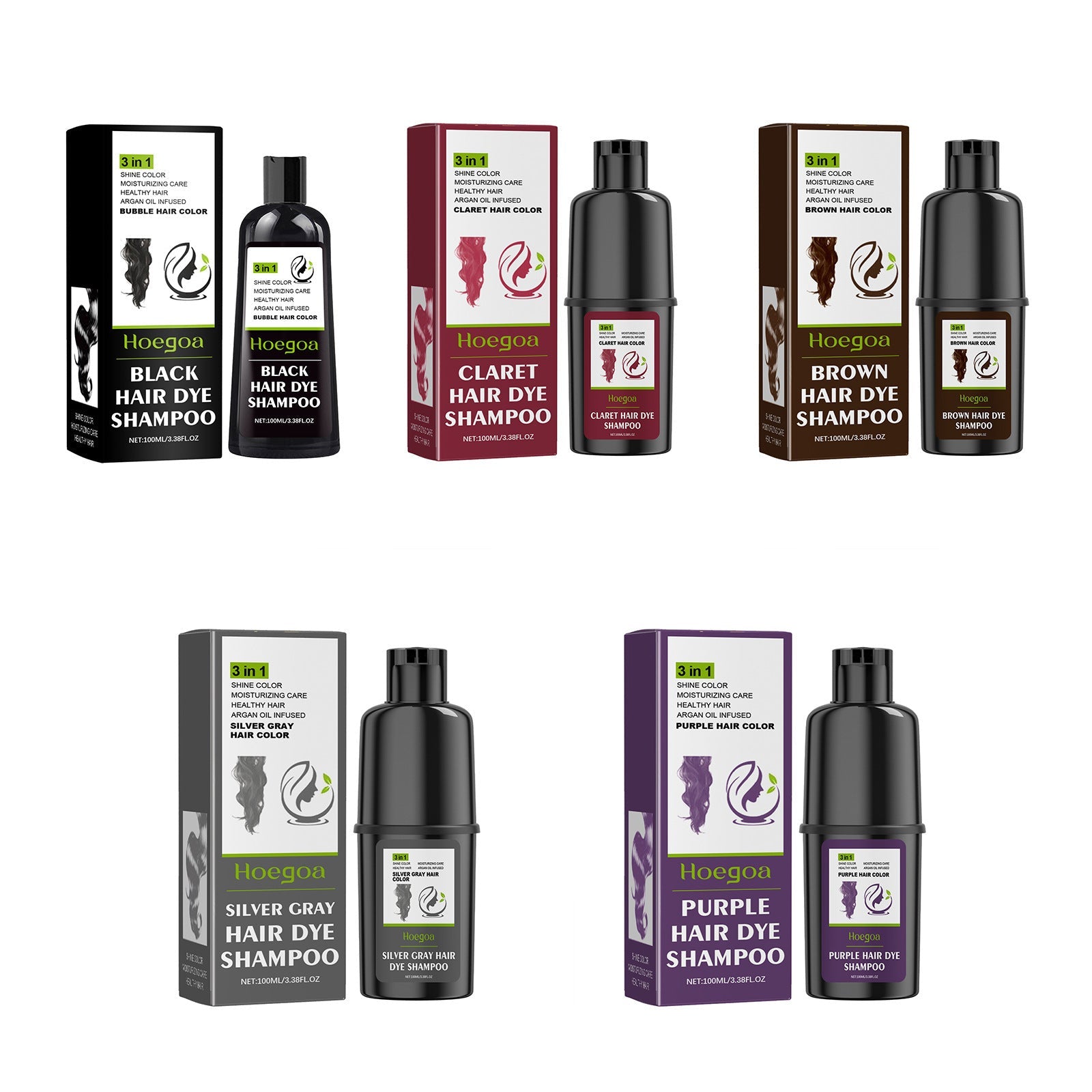CLARET™ Hair Dye Shampoo – Color & Care in One Step