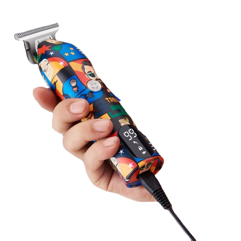 Professional Hair Clipper Barber Rechargeable Beard Trimmer Shaver