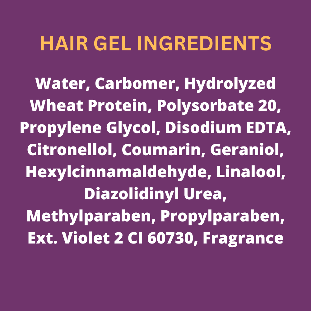 Black Canyon Black Currant Vanilla Scented Protein Hair Gel