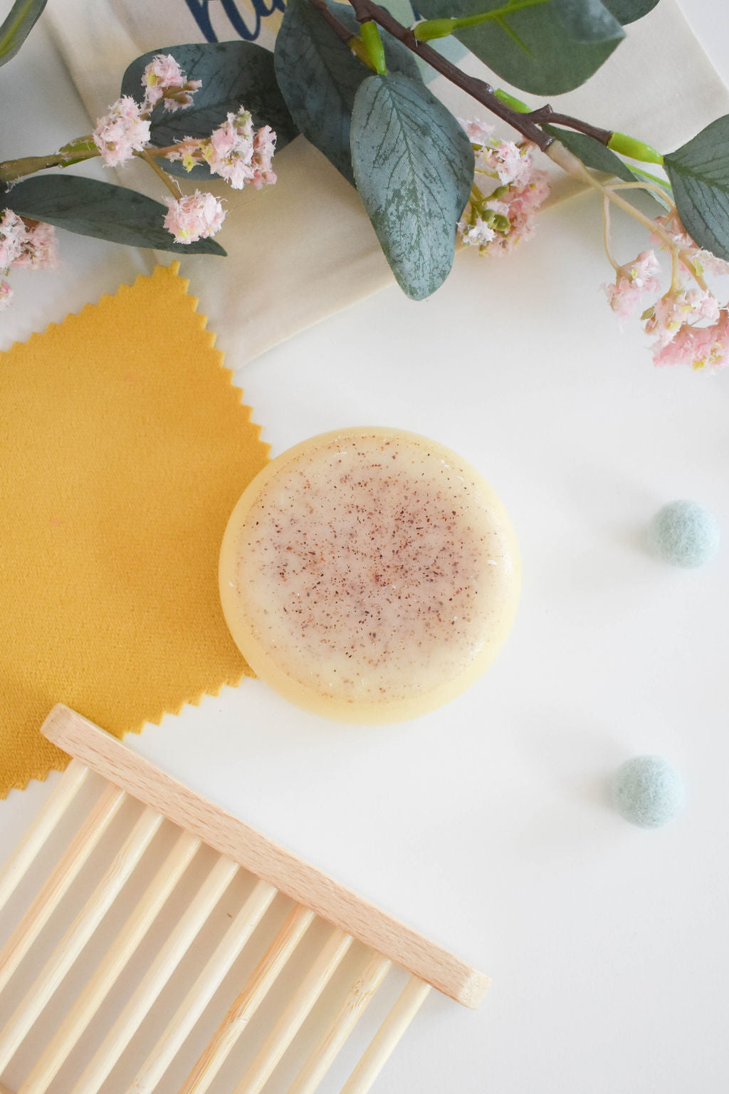 Rose, Grapefruit & Lavender Solid Conditioner Bar | Natural Hair
