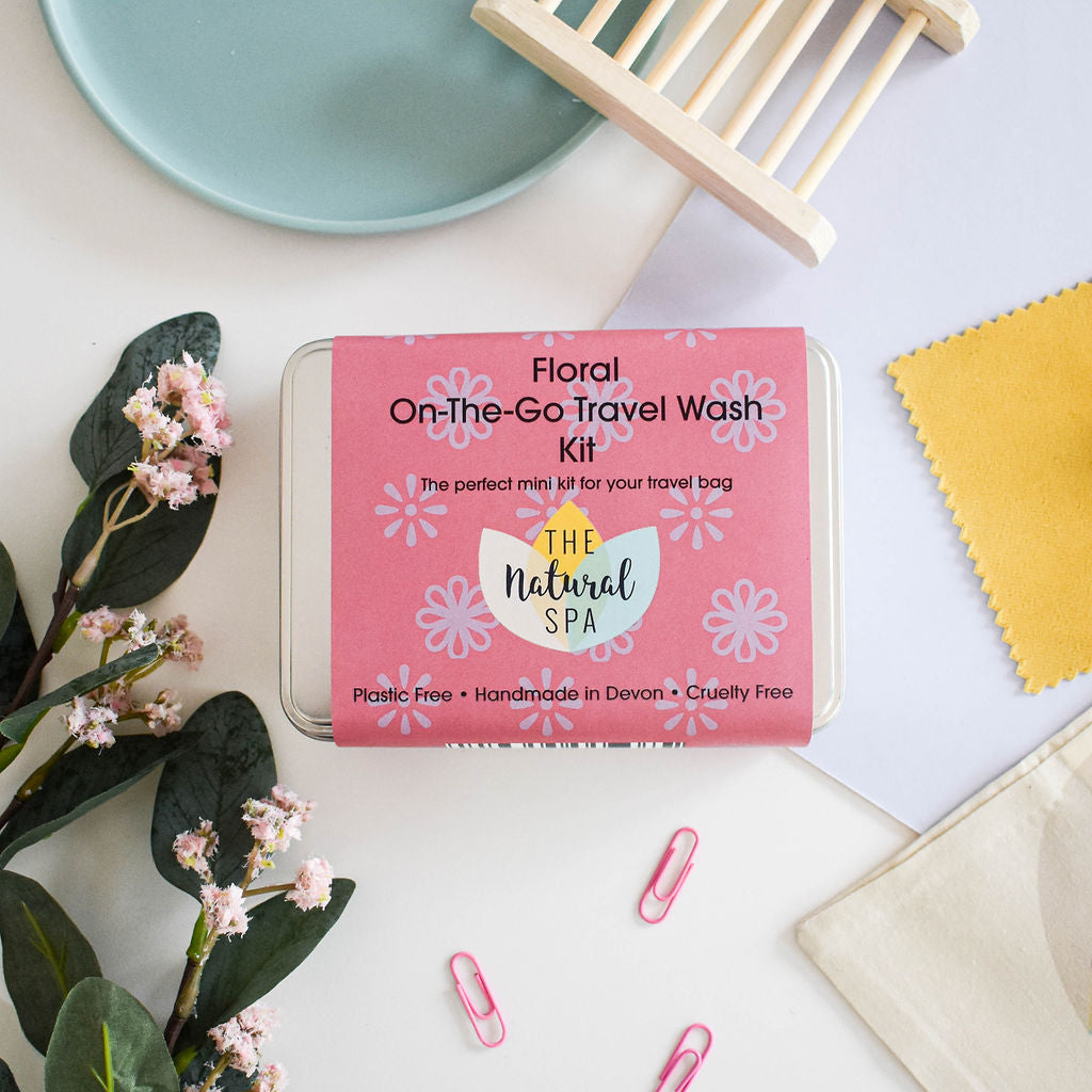Citrus Mini Travel Wash Kit | Natural “On the Go” Shampoo,