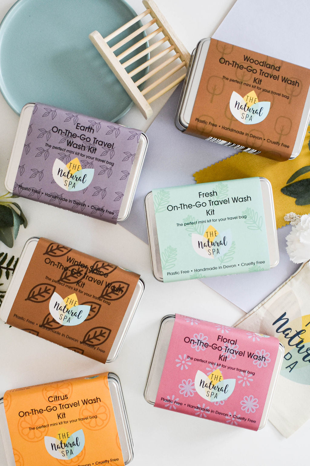 Citrus Mini Travel Wash Kit | Natural “On the Go” Shampoo,