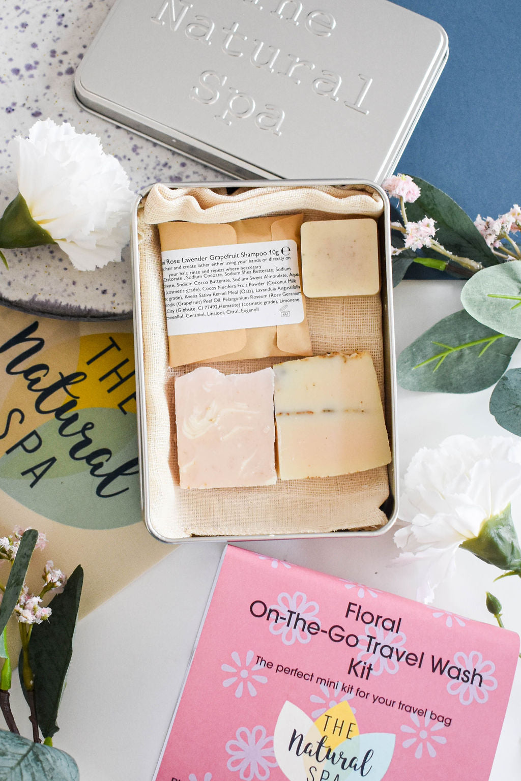 Citrus Mini Travel Wash Kit | Natural “On the Go” Shampoo,