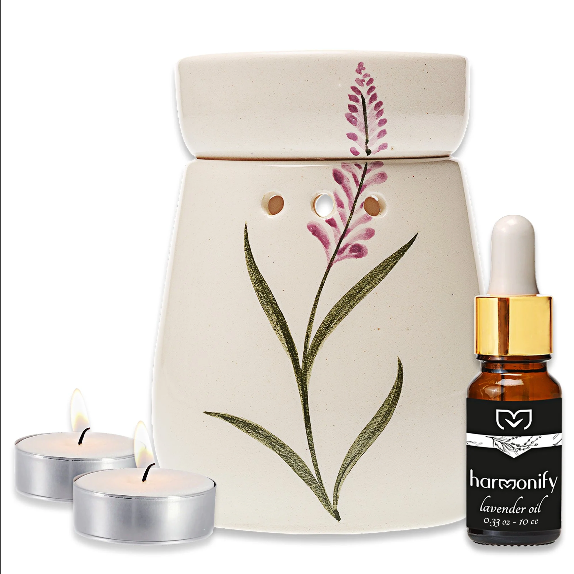 Handmade Ceramic Essential Oil Burner & Aromatherapy Censer