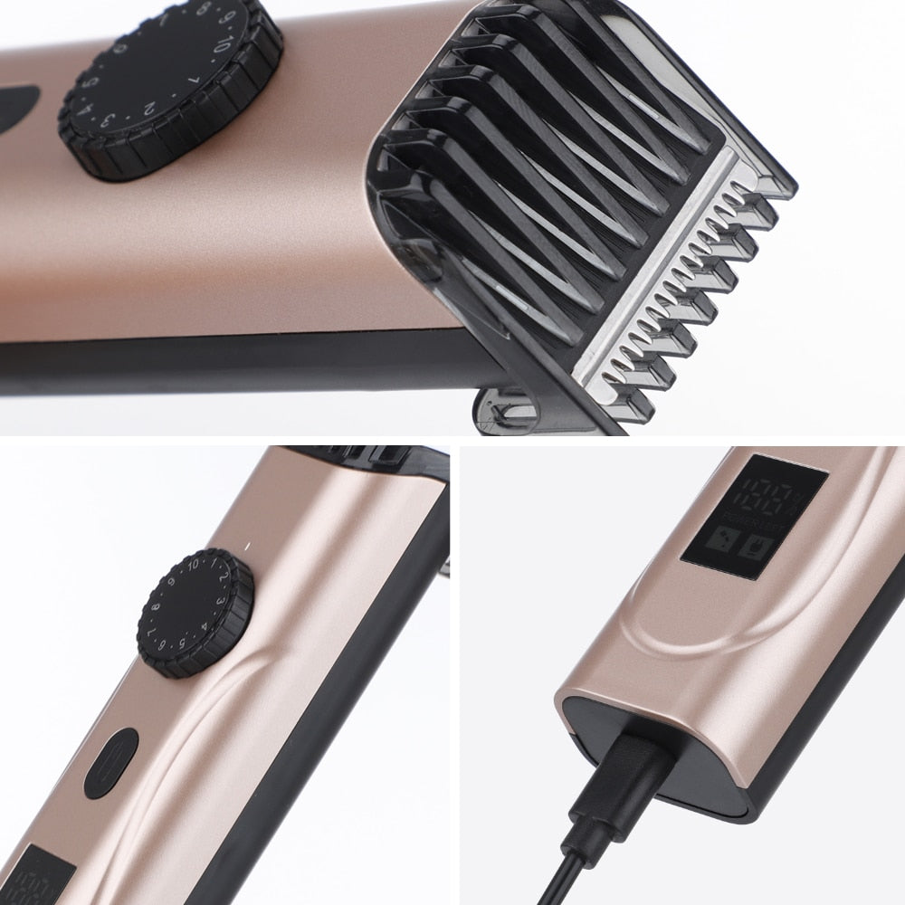 USB Electric Hair Clippers Rechargeable Beard Hair Trimmer
