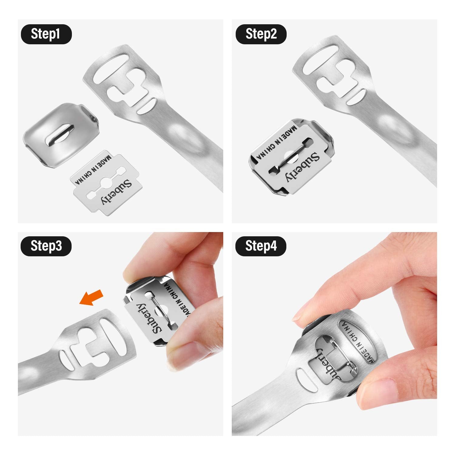 48 Pieces Callus Shaver Sets in 4 Types Foot Care