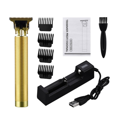 Portable Electric Hair Clippers T-blade For Men's Hair Beard Trimmer