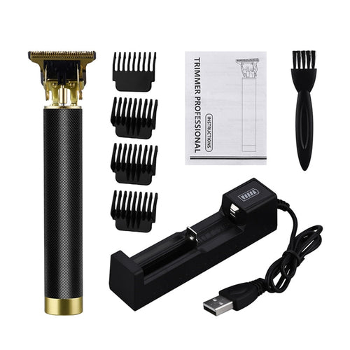 Portable Electric Hair Clippers T-blade For Men's Hair Beard Trimmer