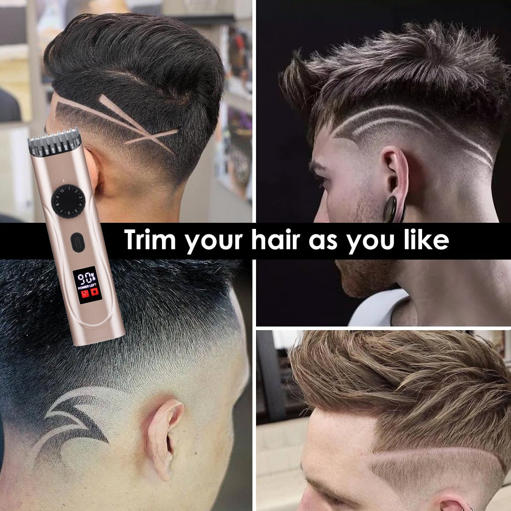 USB Electric Hair Clippers Rechargeable Beard Hair Trimmer