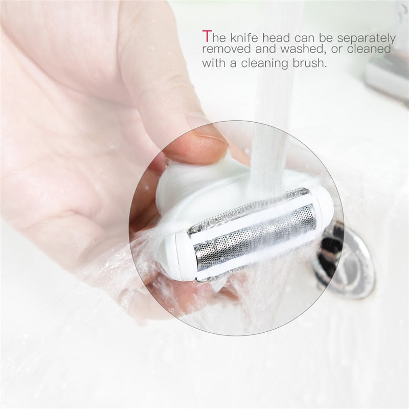 5 In 1 Electric Lady Shaver Painless Hair Removal Epilator Shaving