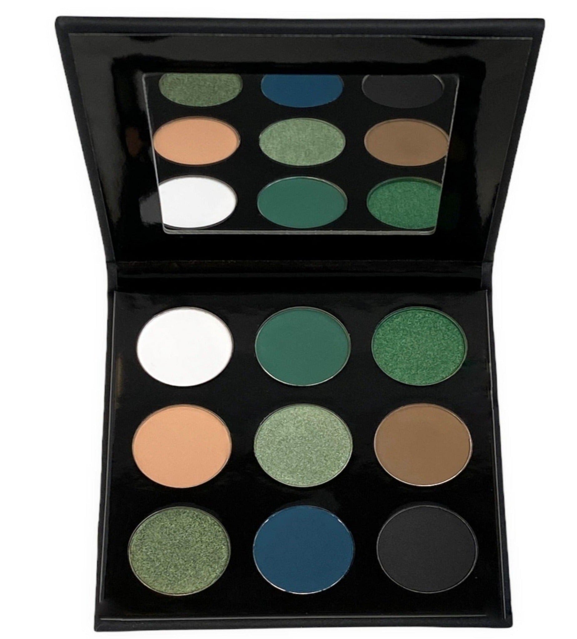 JADED Green & Emerald Eyeshadow Palette – Matte & Shimmer