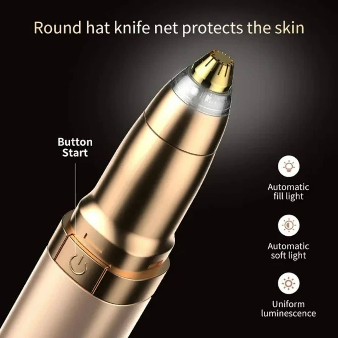 Multifunctional 2-in-1 Electric Eyelash Curler and Eyebrow Trimmer