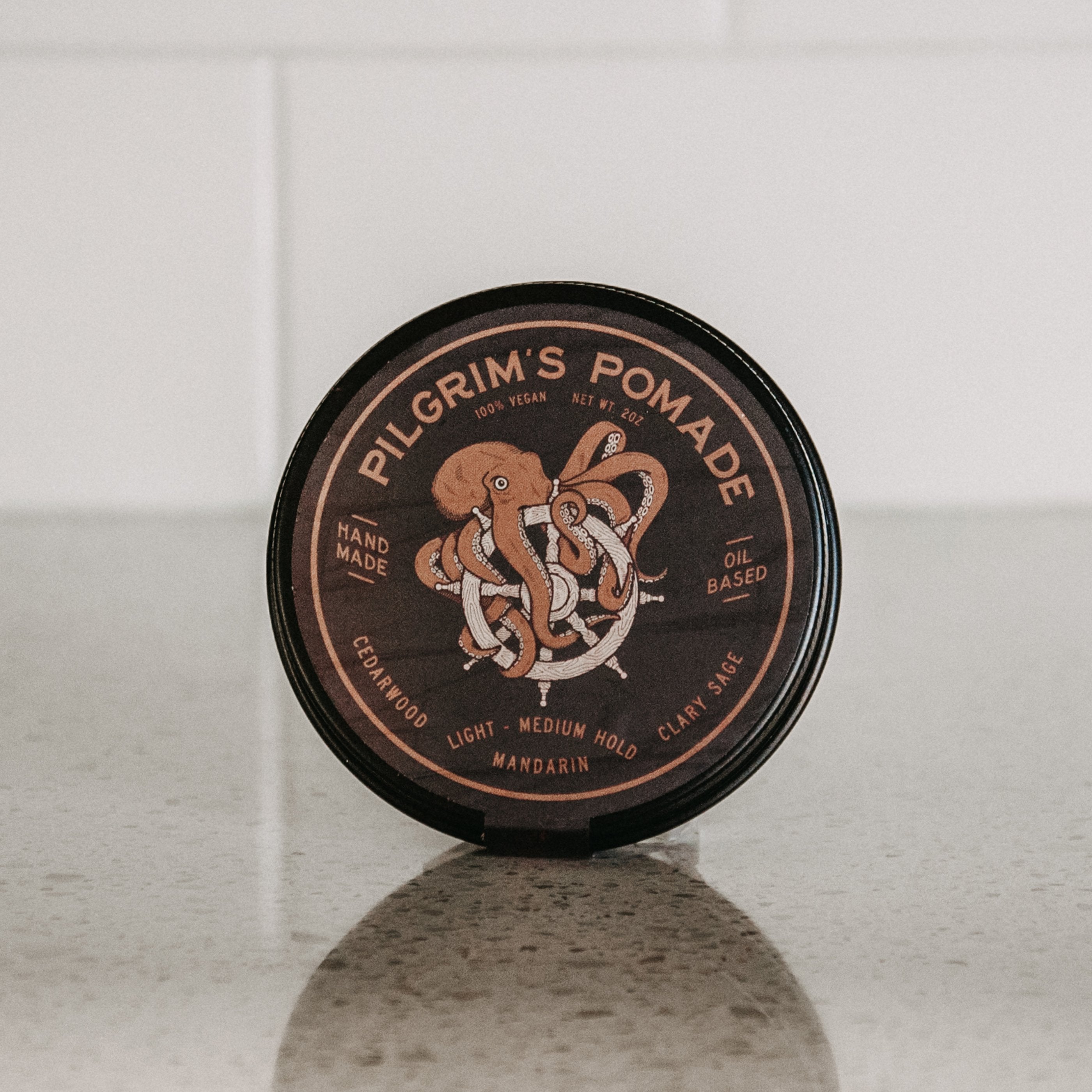 Pilgrim's® Vegan Pomade (Mandarin and Clary Sage)
