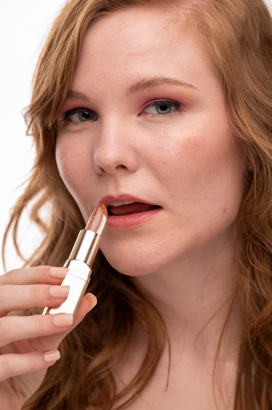 Gluten-Free Vegan Lip Gloss – Color-Changing Flower, Nut-Free &