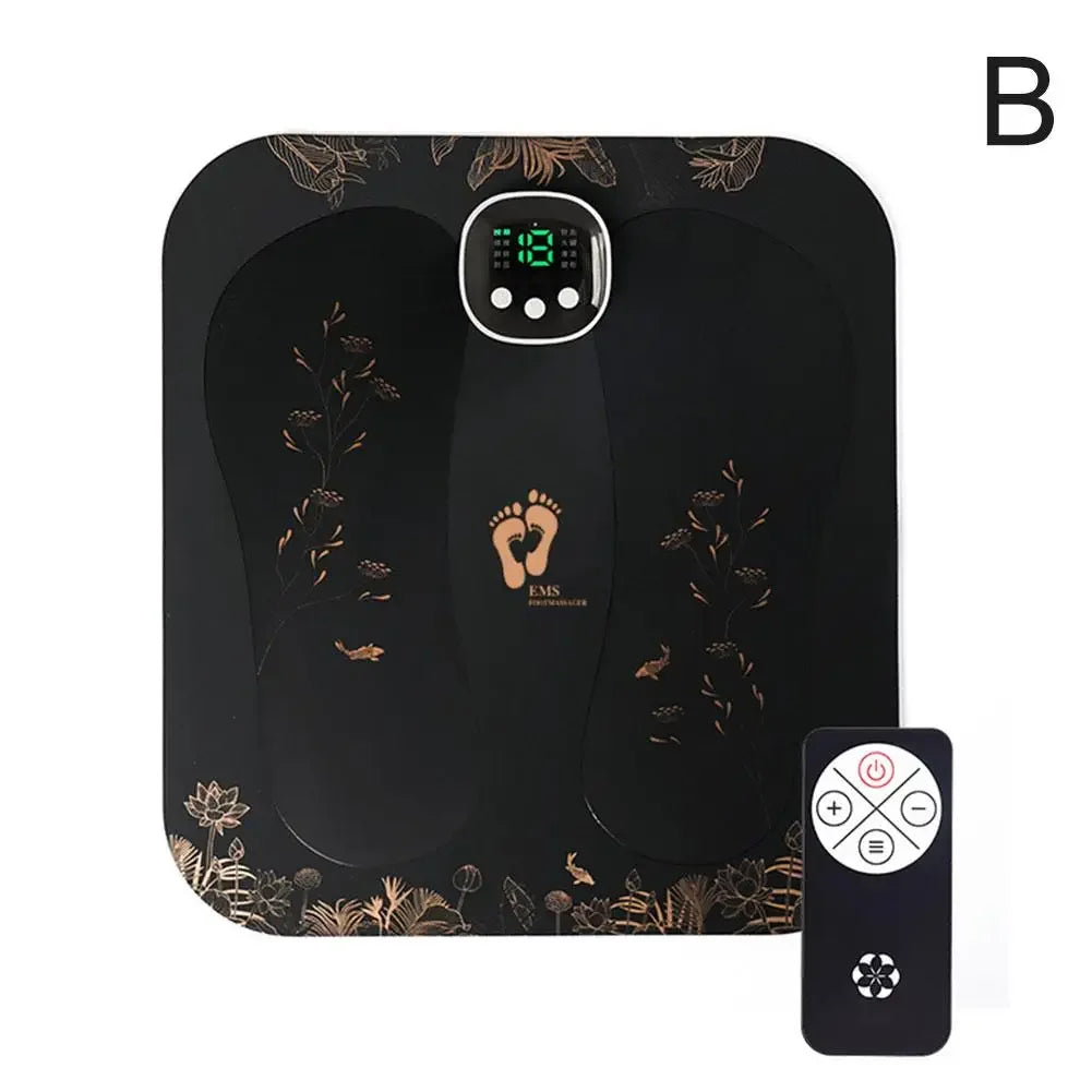 Portable EMS Silicond Foot Massager USB Charging Electric Massager Pad