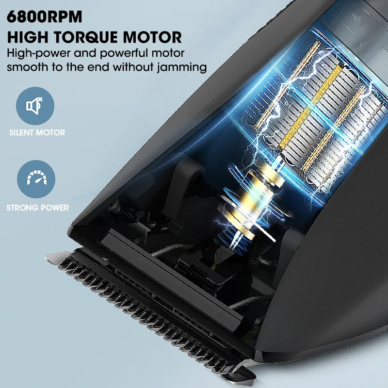 Men's Electric Groin Hair Trimmer Pubic Hair Trimmer Body Grooming