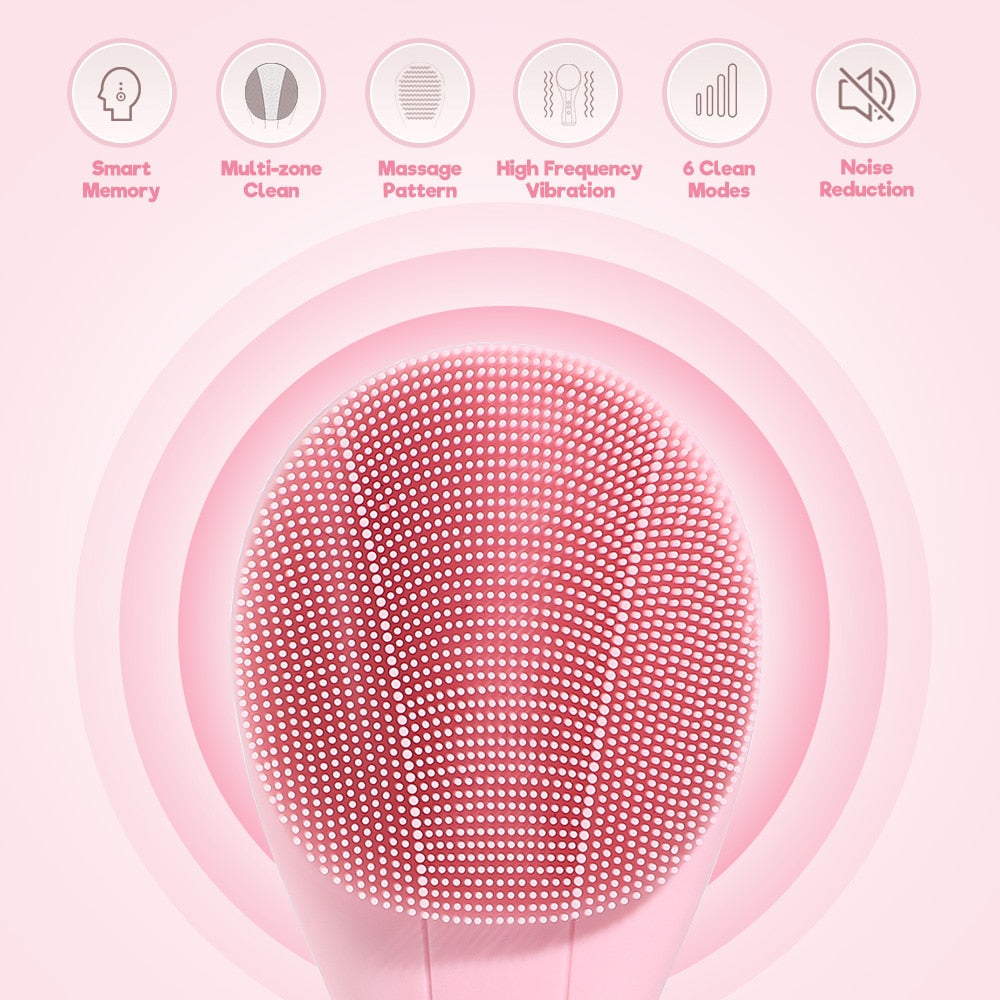 Facial Cleansing Brush High Frequency Vibratioin Lifting Face Massager