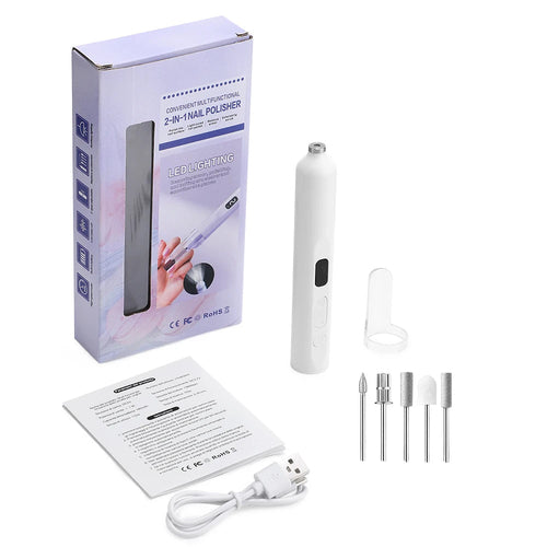 Electric Nail Polisher Drill Bits Set Nails Grinding Polishing Cuticle