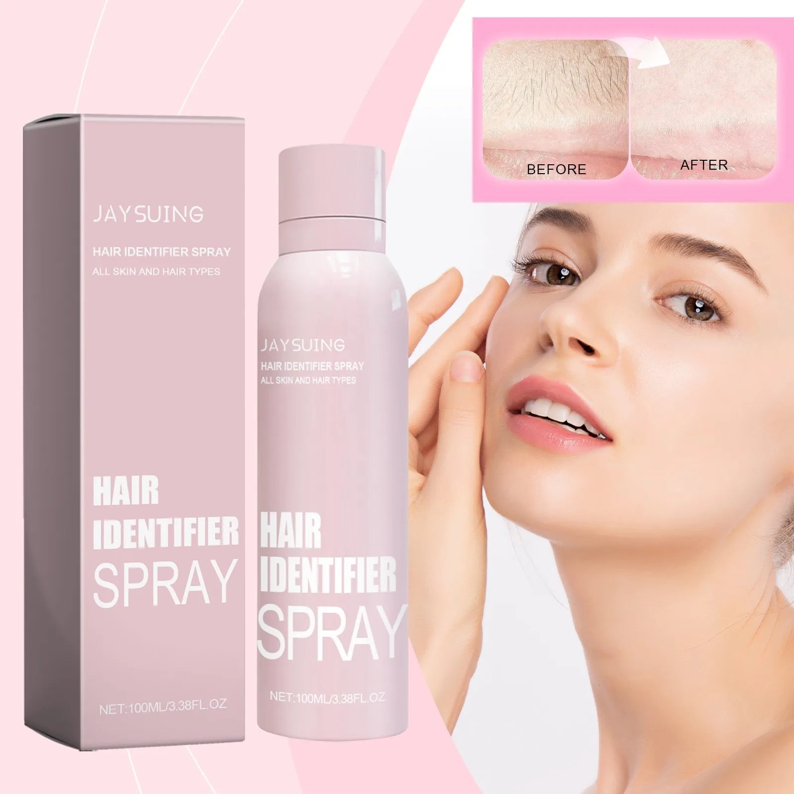 1/2/3 PCS Hair Identifier Spray For Face,to Show Facial Hair