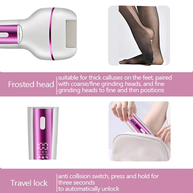 3 in 1 Rechargeable Women Epilator for Face Body Electric Shaver