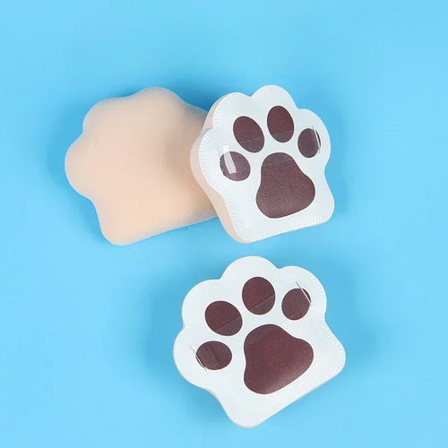 3pcs Cute Cat Claw Powder Puff Super Soft Makeup Sponge For Foundation