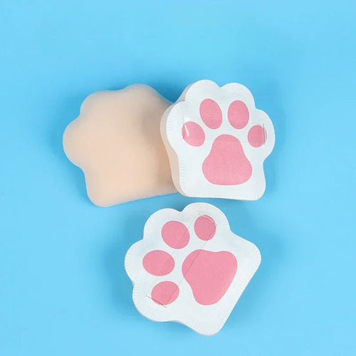 3pcs Cute Cat Claw Powder Puff Super Soft Makeup Sponge For Foundation