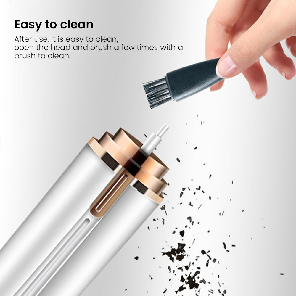 4 In 1 Electric Epilator Electric Eyebrow Nose Hair Trimmer Painless