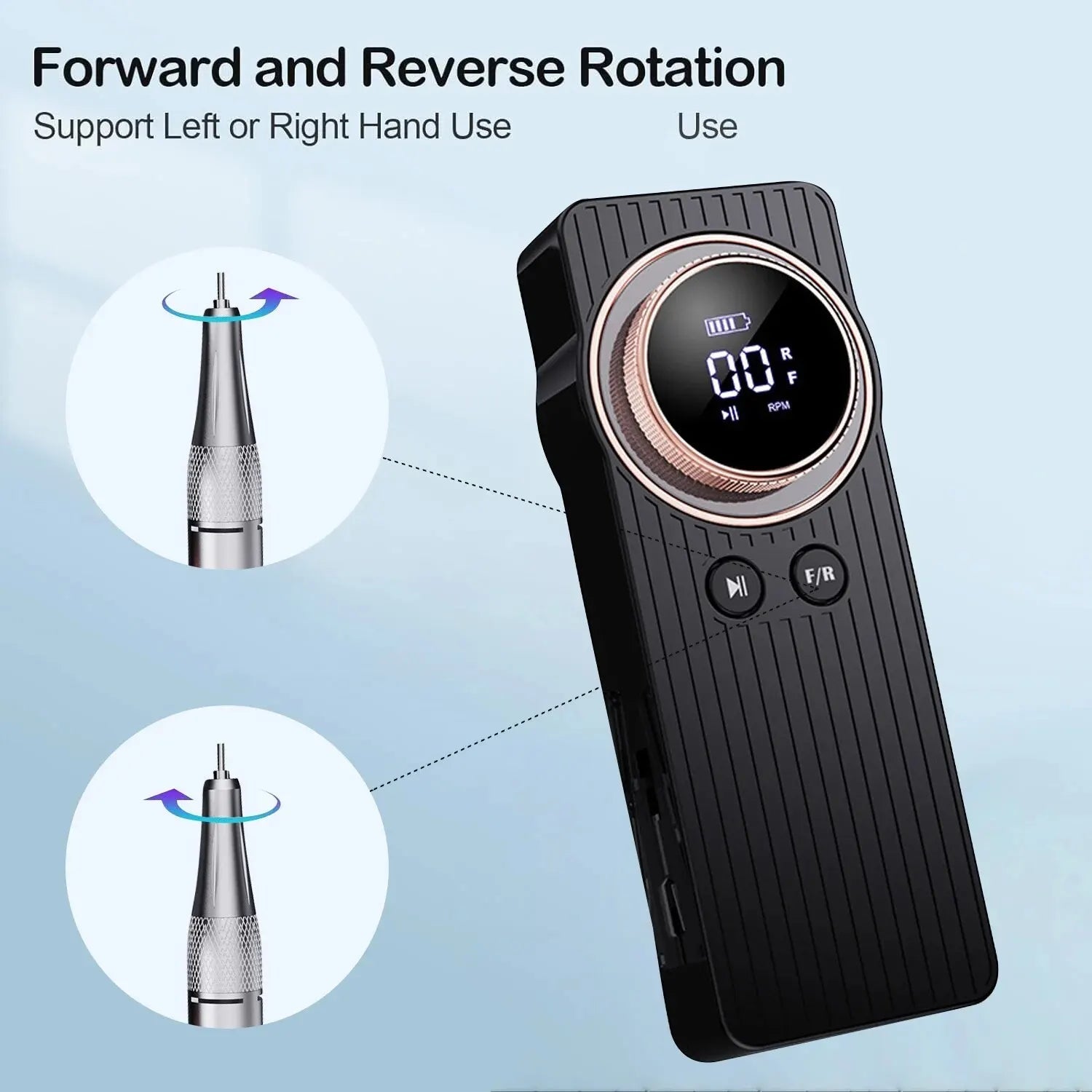 35000RPM Nail Drill Machine Electric Portable Nail File Rechargeable
