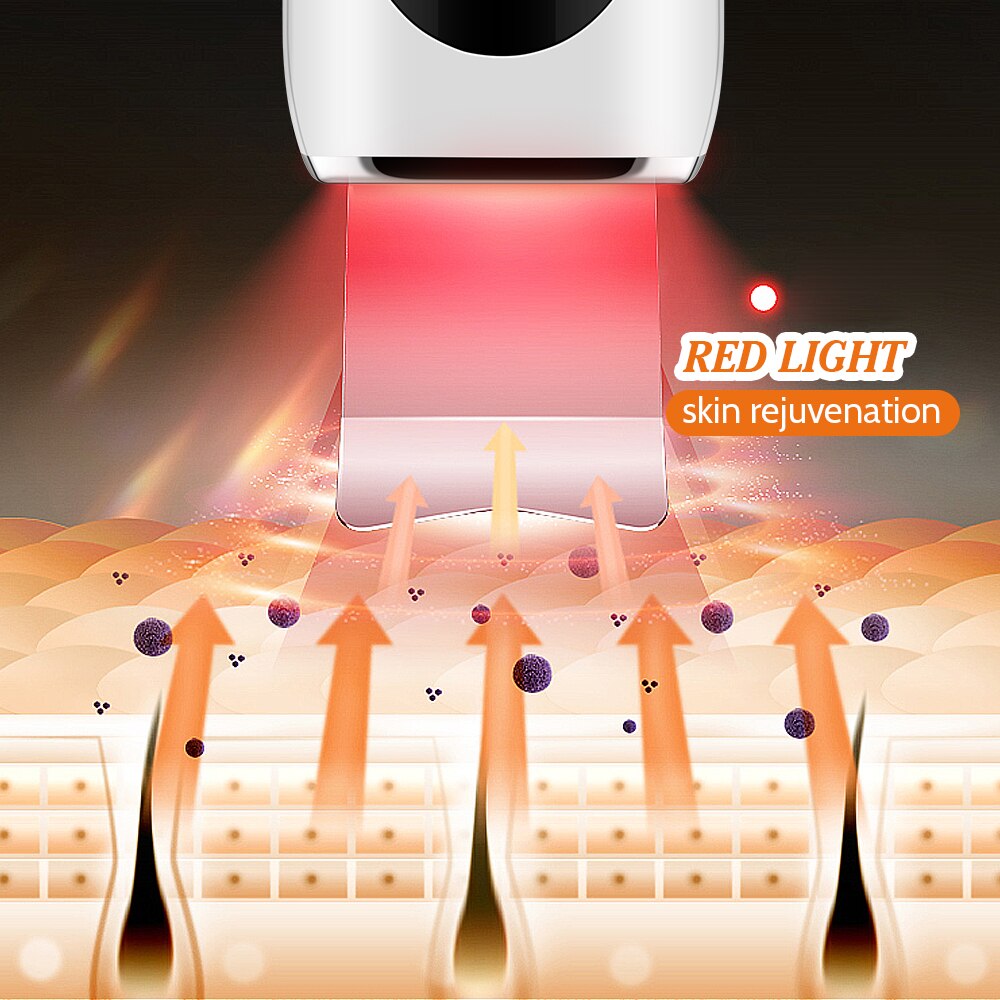 Ultrasonic Skin Scrubber EMS Microcurrent Face Lifting