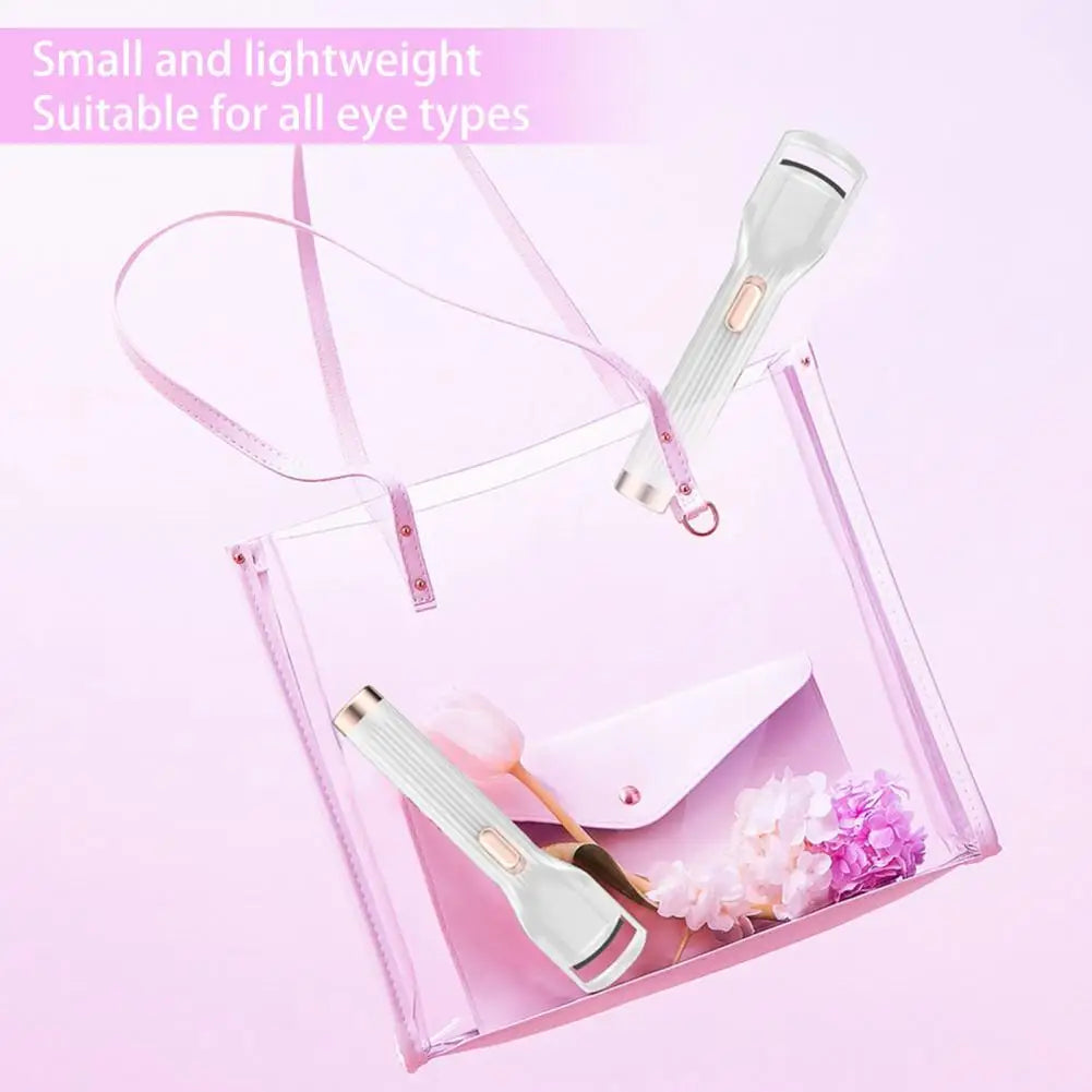 Pain-free Eyelash Curler Portable Electric Heated Eyelash Curler with