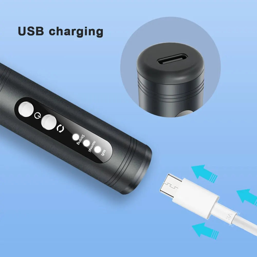 19000RPM Electric Nail Art Machine USB Cordless Nail Drill for Nail
