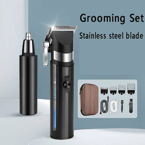 Electric Hair Trimming Kit Hair Clipper+Nose Hair Clipper Professional