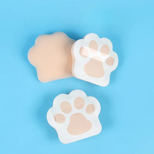 3pcs Cute Cat Claw Powder Puff Super Soft Makeup Sponge For Foundation