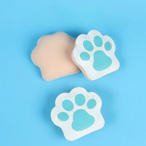 3pcs Cute Cat Claw Powder Puff Super Soft Makeup Sponge For Foundation