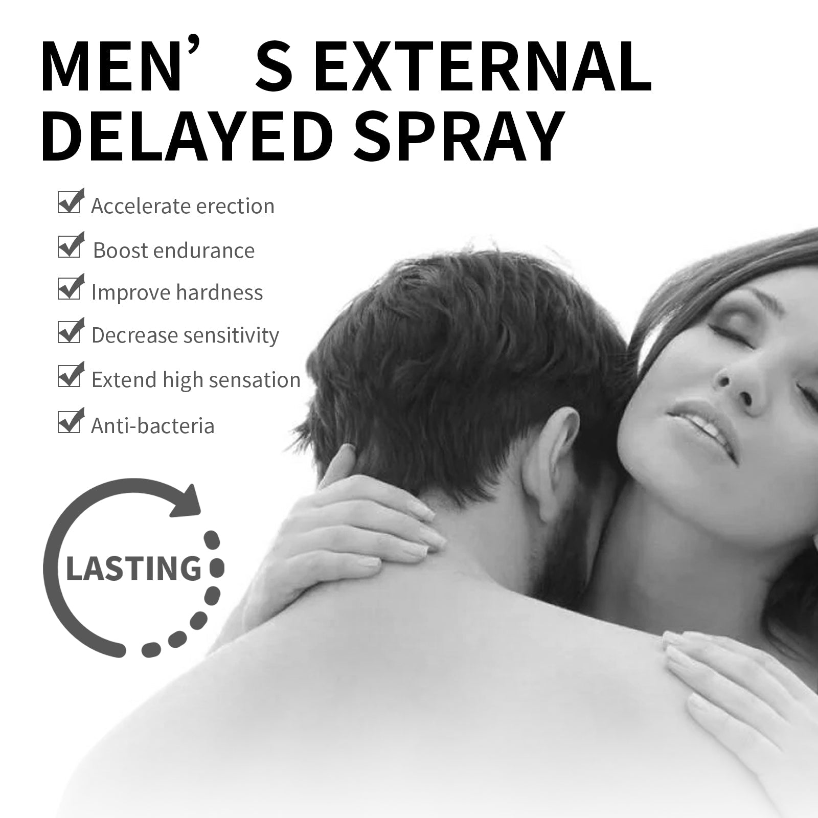 Men's External Care Spray, Intimate Delay Spray For Men, Reduce