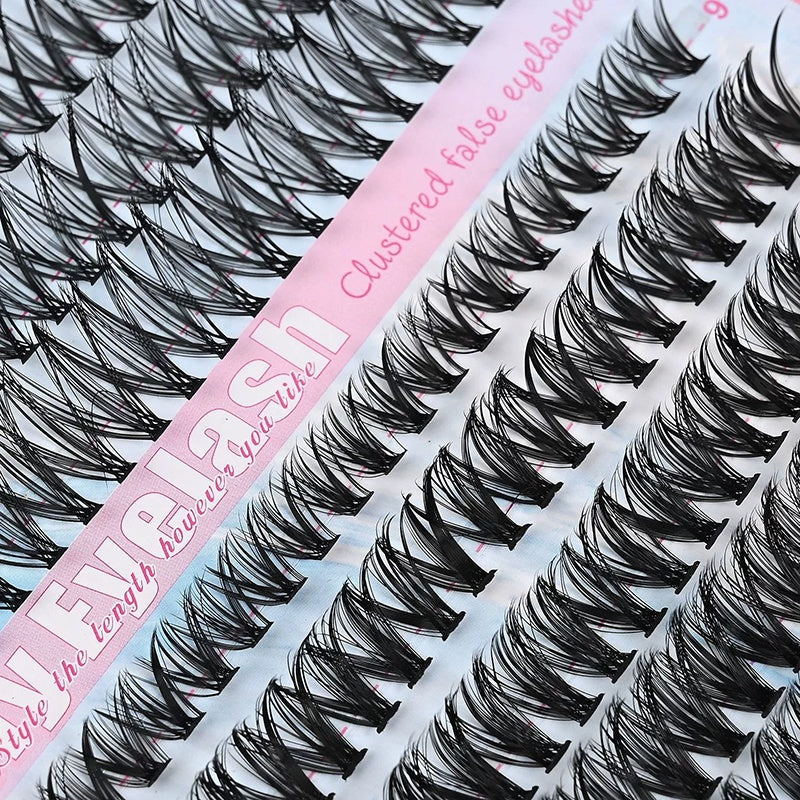 Lash Clusters, 640 Pcs Eyelashes Cluster Extensions 9-16mm Fluffy