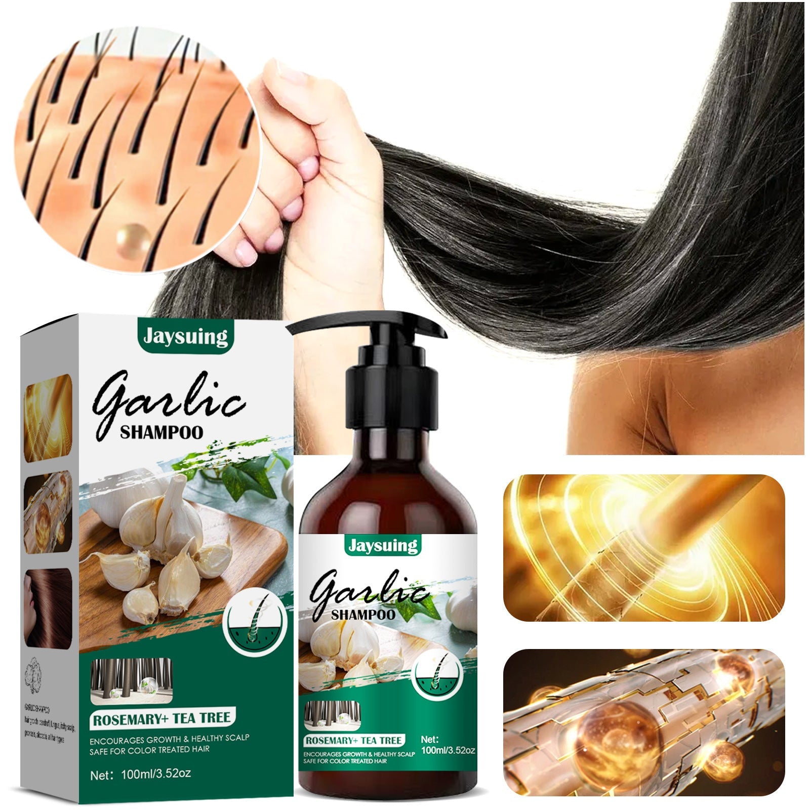 Garlic Shampoo – Botanical HairRepair Formula