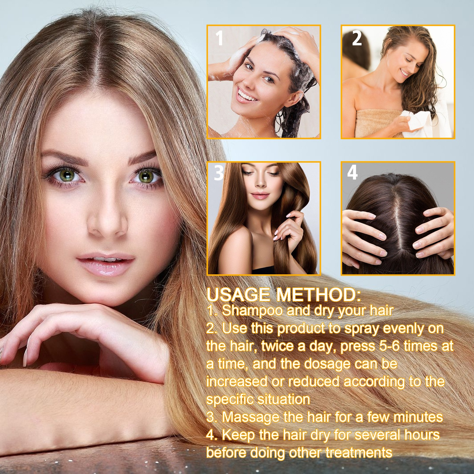 ELLHOE™ Hair Straightening Mousse – Smooth Repair Without Heat