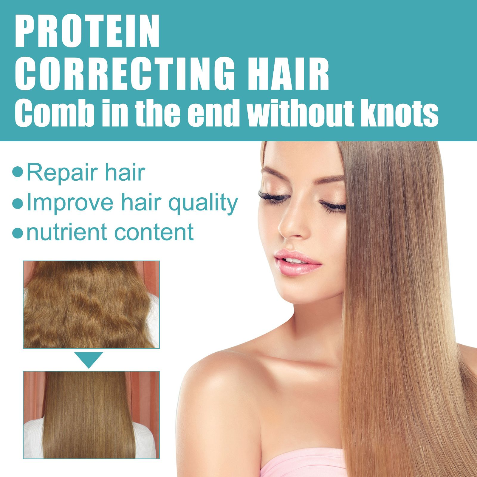 ELLHOE™ Hair Straightening Mousse – Smooth Repair Without Heat